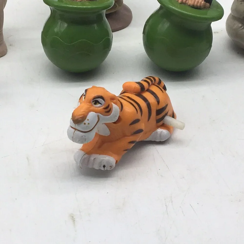80s 90’s The Jungle Book McDonalds Toy Figures Lot Of 8 Cake Toppers Vintage